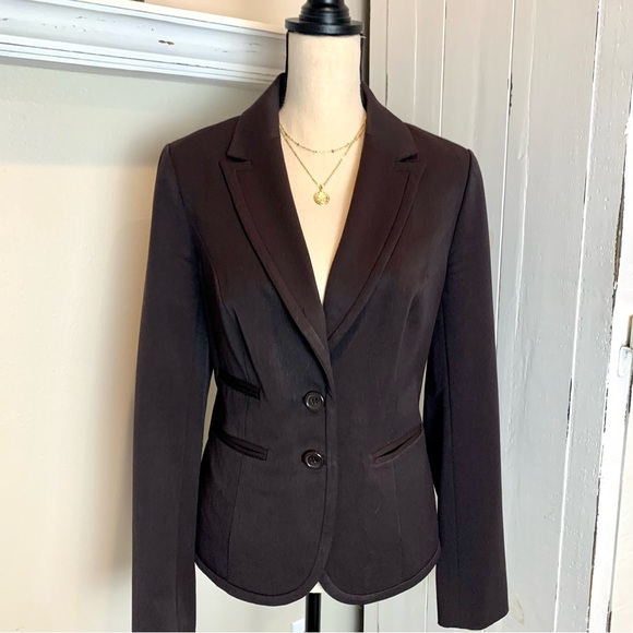 EUC Studio 400 The Limited Brown Blazer Size 10 - Picture 2 of 8